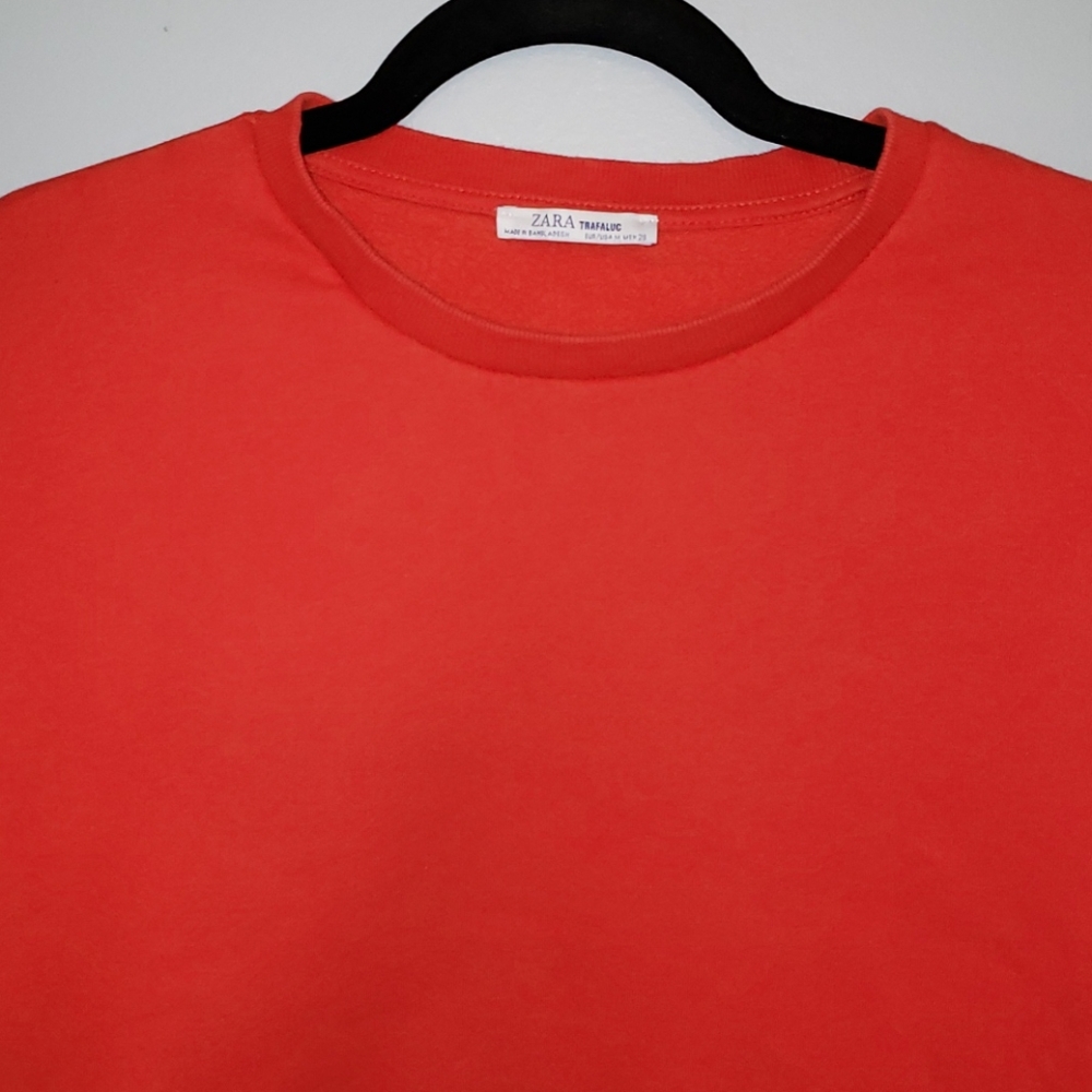 Zara Basic Red Pullover - Picture 2 of 4